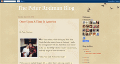 Desktop Screenshot of peterrodman.blogspot.com