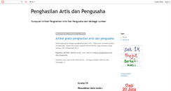 Desktop Screenshot of penghasilanparapengusaha.blogspot.com