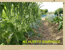Tablet Screenshot of mihuertosinergico.blogspot.com