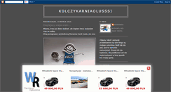Desktop Screenshot of kolczykarniaolusssi.blogspot.com
