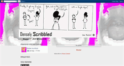 Desktop Screenshot of denselyscribbled.blogspot.com