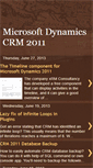 Mobile Screenshot of msdynamics2011.blogspot.com