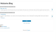 Tablet Screenshot of holsteinsblog.blogspot.com