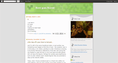 Desktop Screenshot of binni-goes-blonde.blogspot.com