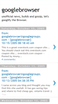 Mobile Screenshot of googlebrowser.blogspot.com