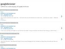 Tablet Screenshot of googlebrowser.blogspot.com