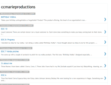 Tablet Screenshot of ccmarieproductions.blogspot.com