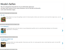Tablet Screenshot of nicoles-seifen.blogspot.com