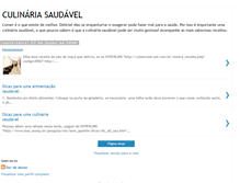 Tablet Screenshot of culinariasaudavelbrasil.blogspot.com