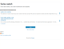 Tablet Screenshot of firstswisswatch.blogspot.com