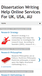 Mobile Screenshot of dissertationhelponline.blogspot.com