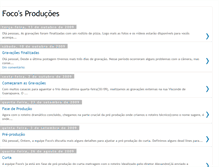Tablet Screenshot of focosproducoes.blogspot.com