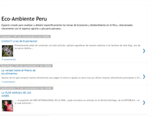 Tablet Screenshot of ecoambienteperu.blogspot.com