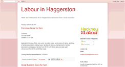 Desktop Screenshot of haggerstonlabour.blogspot.com