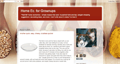 Desktop Screenshot of homeecforgrownups.blogspot.com