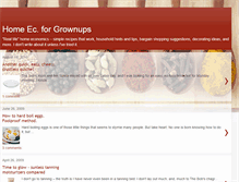 Tablet Screenshot of homeecforgrownups.blogspot.com