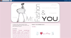 Desktop Screenshot of mefashionandyou.blogspot.com