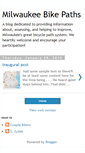 Mobile Screenshot of milwaukeebikepaths.blogspot.com