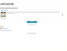 Tablet Screenshot of lifeenzyme.blogspot.com