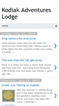 Mobile Screenshot of kodiakadventureslodge.blogspot.com