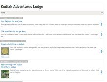 Tablet Screenshot of kodiakadventureslodge.blogspot.com