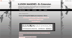 Desktop Screenshot of ilusion-extension.blogspot.com