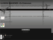 Tablet Screenshot of ilusion-extension.blogspot.com