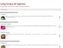 Tablet Screenshot of largalenguadelagartija.blogspot.com