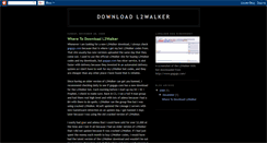 Desktop Screenshot of downloadl2walker.blogspot.com