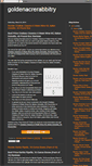 Mobile Screenshot of goldenacrerabbitry.blogspot.com