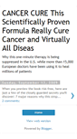 Mobile Screenshot of cancers-cure.blogspot.com