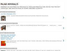 Tablet Screenshot of pajakminimalis.blogspot.com