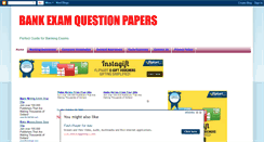 Desktop Screenshot of bankexaminations.blogspot.com