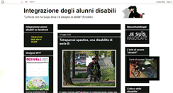 Desktop Screenshot of integrazionealunnidisabili.blogspot.com