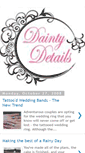 Mobile Screenshot of daintydetails.blogspot.com