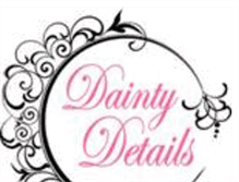 Tablet Screenshot of daintydetails.blogspot.com