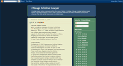 Desktop Screenshot of chicagocriminallawyer.blogspot.com