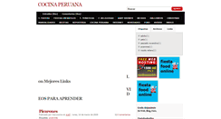 Desktop Screenshot of marycocinaperuana.blogspot.com