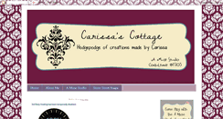 Desktop Screenshot of carissascottage.blogspot.com