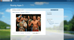 Desktop Screenshot of boxing-appsv2.blogspot.com