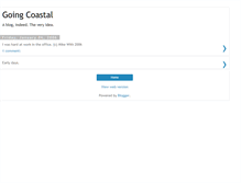 Tablet Screenshot of goingcoastal.blogspot.com