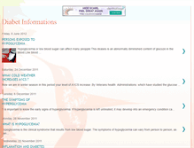 Tablet Screenshot of diabetinformations.blogspot.com