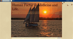 Desktop Screenshot of humanfactorinmedicineandlife.blogspot.com