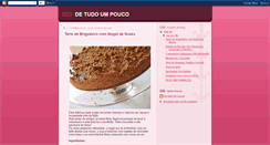 Desktop Screenshot of detudotudoumpouco.blogspot.com