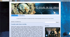 Desktop Screenshot of elcirculodelasideas.blogspot.com