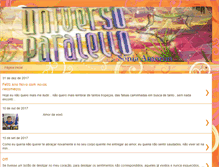 Tablet Screenshot of escritorauniversoparalelo.blogspot.com