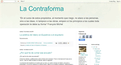 Desktop Screenshot of lacontraforma.blogspot.com