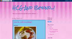 Desktop Screenshot of hcgandbeyond.blogspot.com