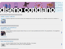 Tablet Screenshot of disenocotidiano.blogspot.com