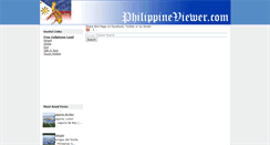 Desktop Screenshot of philippineviewer.blogspot.com